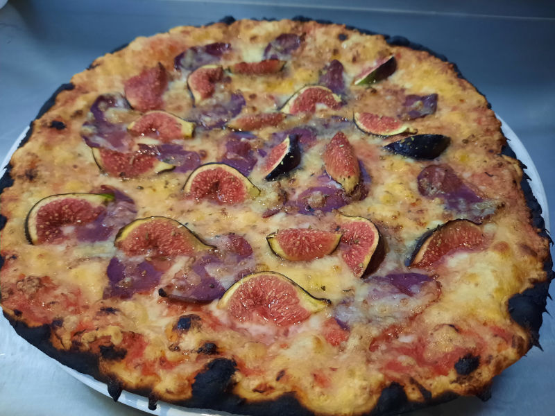 Pizza aux figues